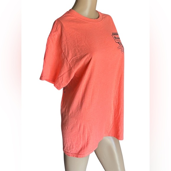 Mario Kart Racing Team Crew Neck Tee Neon Melon Gamer Graphic Mario Shirt Size M - Picture 3 of 4